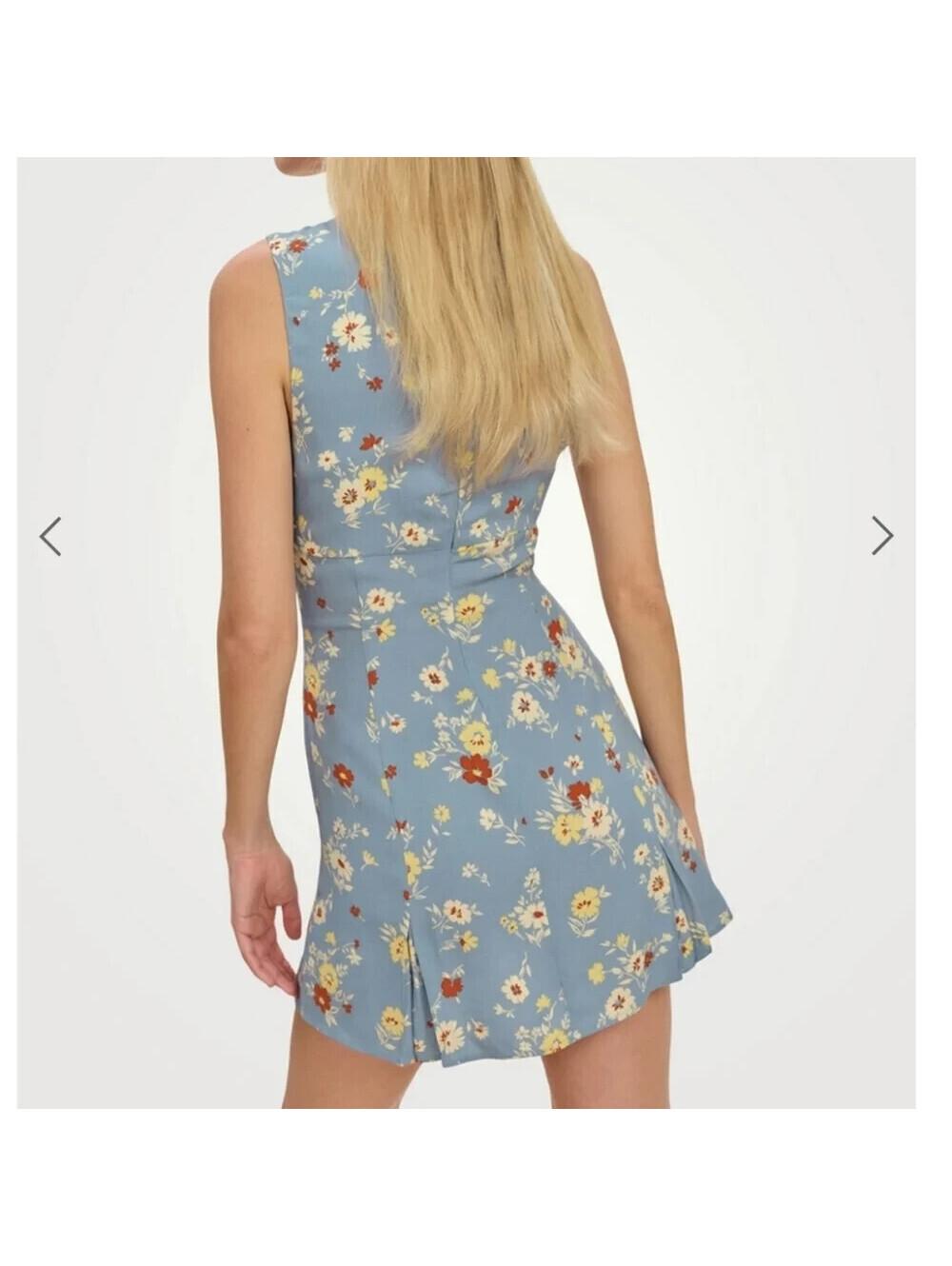 NEW REFORMATION x Devon Lee Carlson Cher Sleeveless Minidress Sz 4 #MD2187 - Picture 3 of 8